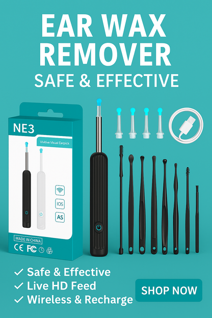 HIGH TECH EARWAX REMOVAL DEVICE